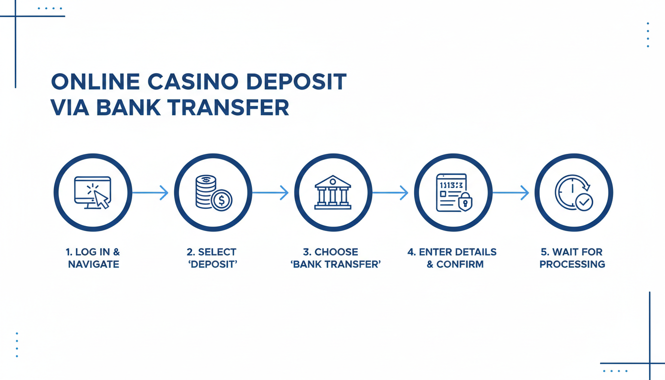 Ilustracja procesu płatności w kasynie online