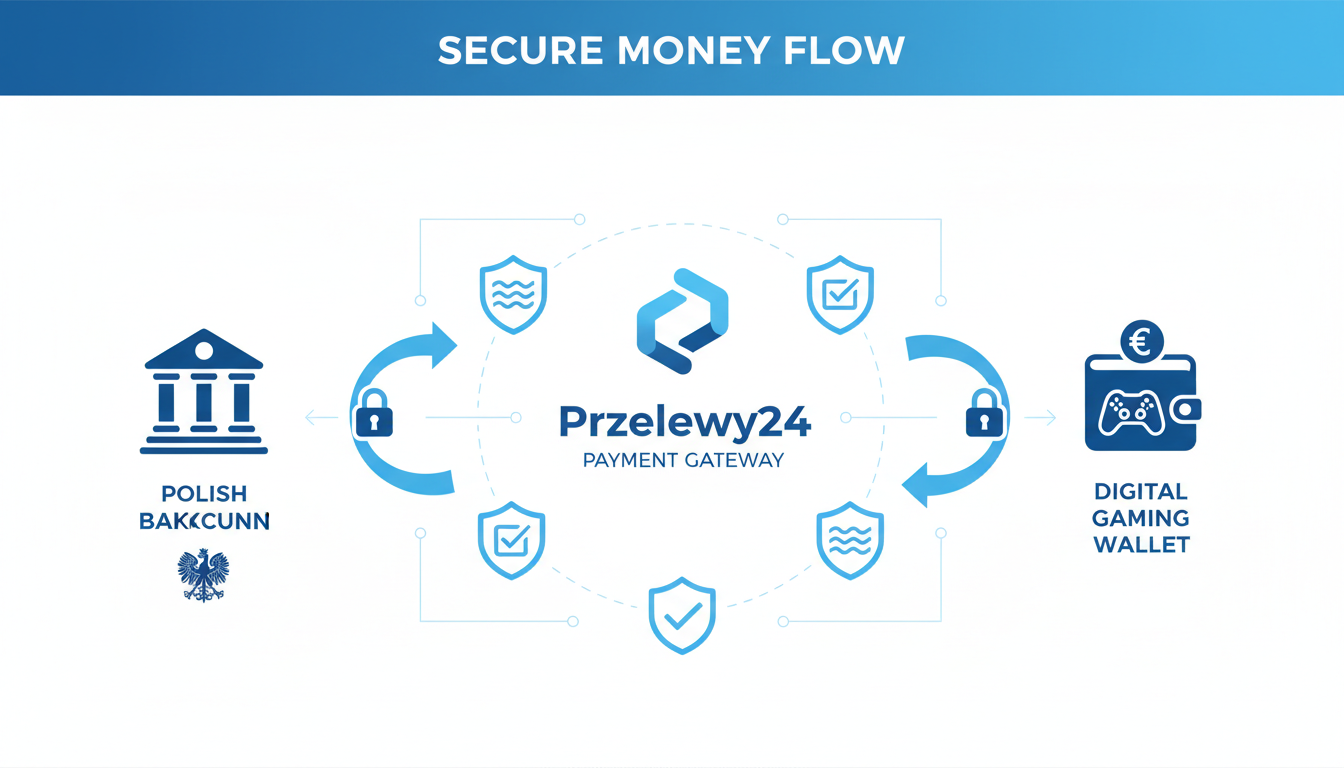 Schemat bezpiecznej płatności w kasynie online